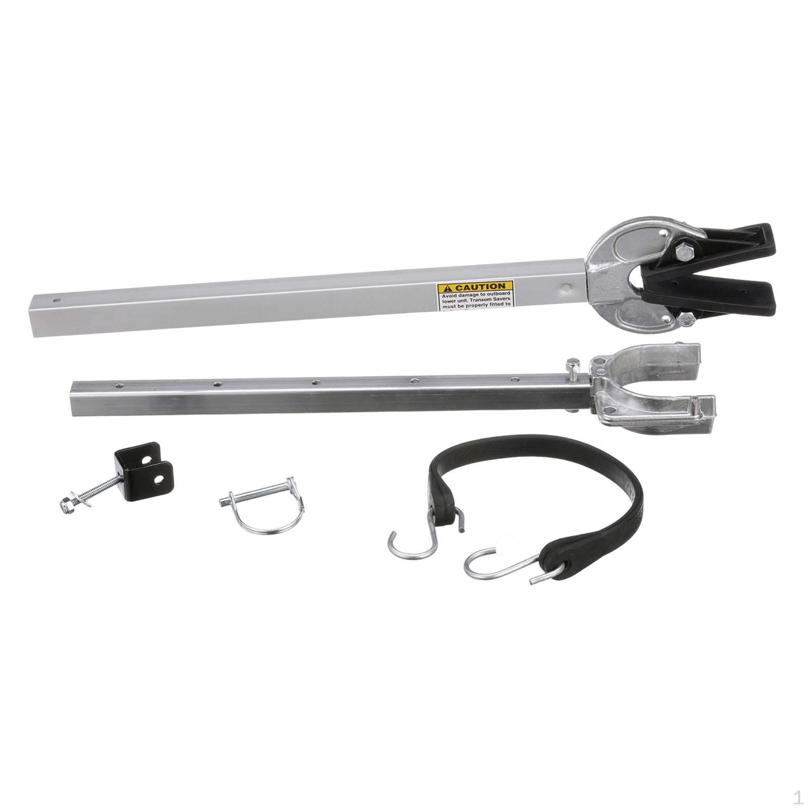 

Adjustable Boat Transom Saver Outboard Motor Support Practical Steel Composite Head Holds Engine for