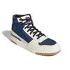 Adidas Originals Forum Mid Bequeme Lässige High-Top Skateschuhe Unisex Sneaker Denim-Blau GW4355