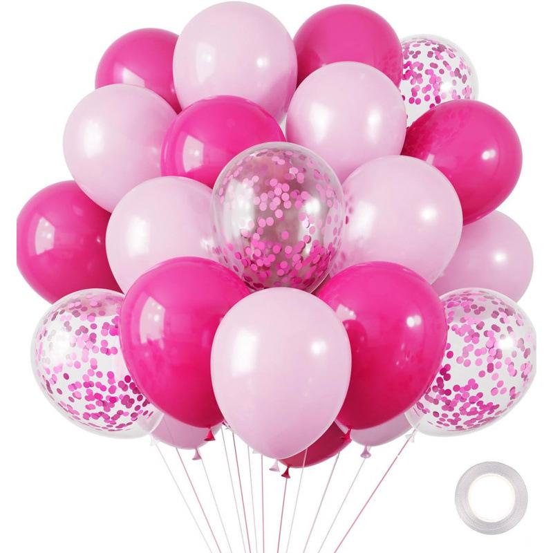 Metal Sequin Balloon Set - 30 Colorful Holiday Party Decorations