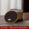 Wooden Coaster  6 Pcs Heat Resistant Non Slip Tea Cup Mat Decor Round Drink Coasters for Kitchen Table Coffee Office Home