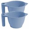 2-Pack Portable Hair Color Mixing Bowls for Salon Use