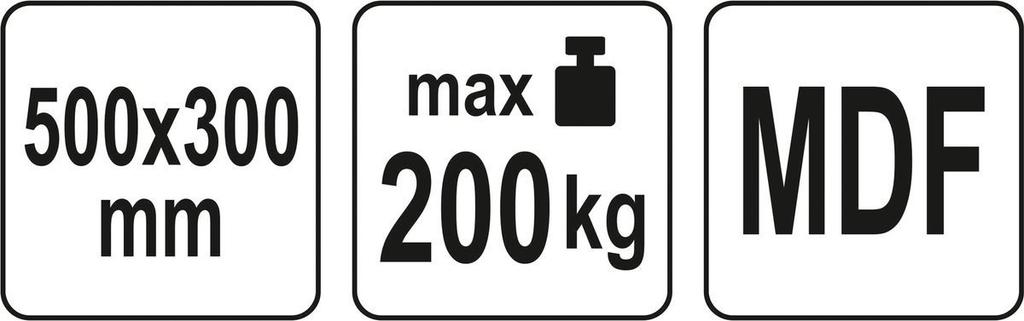 YT-37420 YATO TRANSPORT PLATFORM TROLLEY