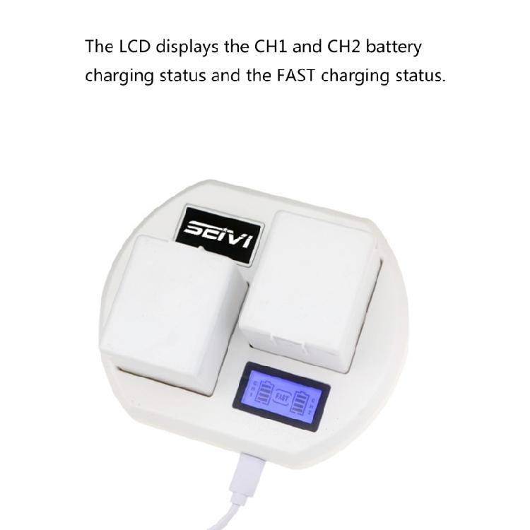 LCD USB Double Battery Charging Station for Arlo Pro/Arlo Pro 2 Wireless Camera