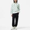 Li Ning Sports Trendy Collection Sweatshirt Women's Jade Frost Green Combination All Over Print AWDT380-2