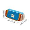 2025  Square Star Pencil Case Multi-function Tote Stationery Bag Aesthetic Unique Multi-layer Pencil Box School Essential