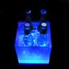 Double-Layer Beer Cooler Barrel Ice Buckets Square Champagne Wine Bucket for Nightclub Bar Party Pub Decoration