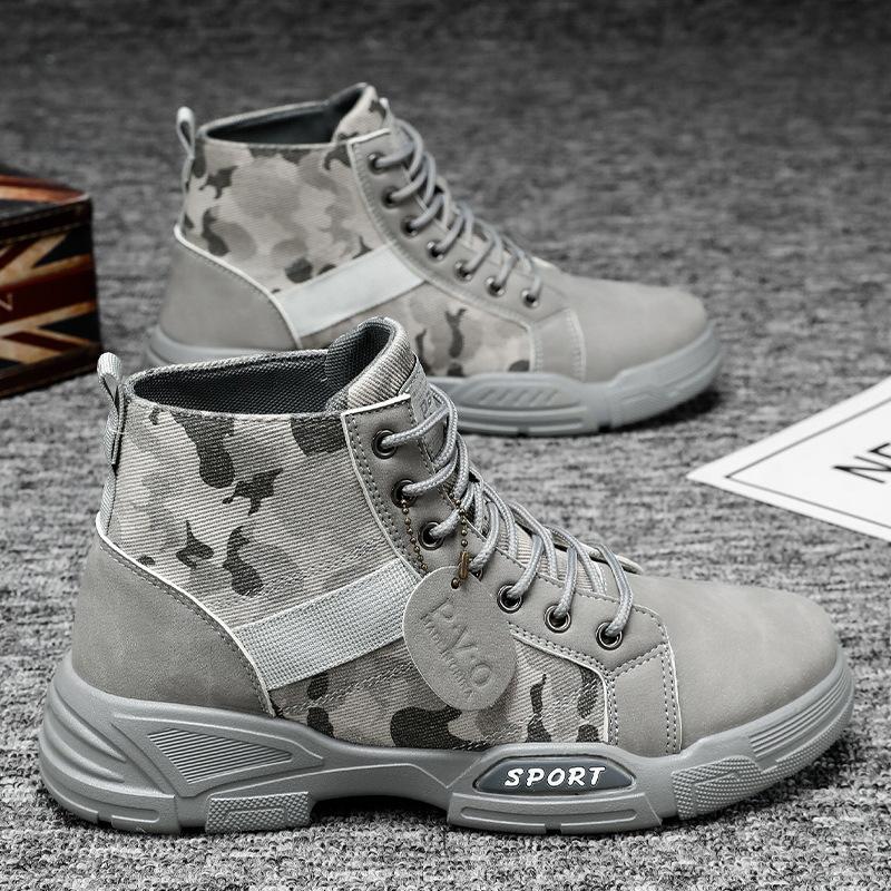 

Martin boots men s autumn men s shoes new tooling boots men s non-slip and wear-resistant trend tooling shoes men s trendy shoes 44