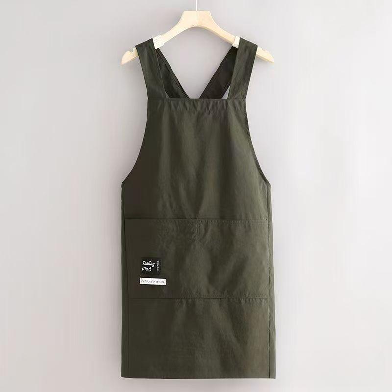 

Прочные стильные фартуки с перекрестными лямками, регулируемые кухонные фартуки для готовки, выпечки и обеда 1PC