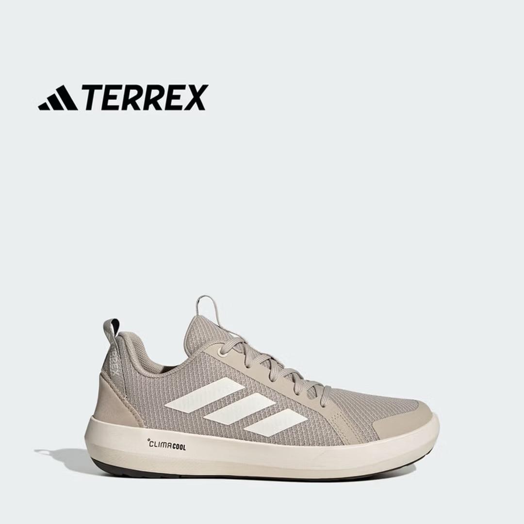Треккинговые ботинки Adidas BOAT LACE CLIMACOOL - Мужские и Женские - Adidas TERREX JI3501 36 коричневый