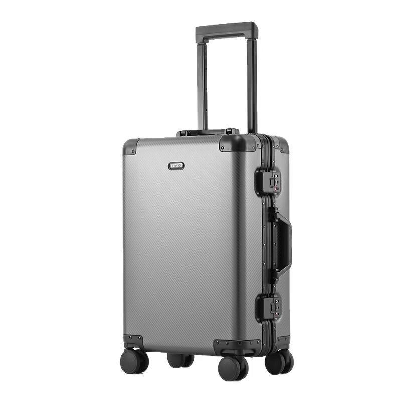 PACKAGE FASHION All Aluminum-Magnesium Alloy Travel Luggage for Women