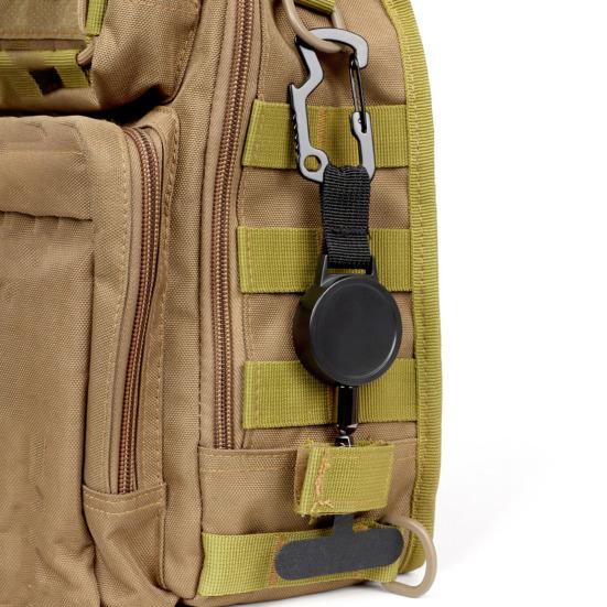 Yousheng Wciągany brelok z karabińczykiem z zamknięciem magnetycznym, klips do identyfikatora, zabezpieczenie przed kradzieżą, mocowanie klipsa do paska, smycze do telefonu