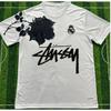 Maglia da Calcio Signature Stussy Retro Brasile Argentina Portogallo Maglia da Allenamento Calcio Uomo Donna Manica Corta
