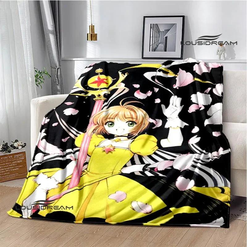 Card Captor Sakura Cartoon Decken Mode Decken Warme Flanell Weiche Bequeme Decke Haus Reise Decke Geburtstagsgeschenk