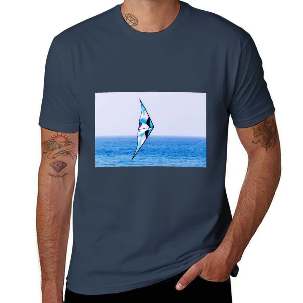 Kite flying in the sky TShirt Basic All Season Solid TShirt