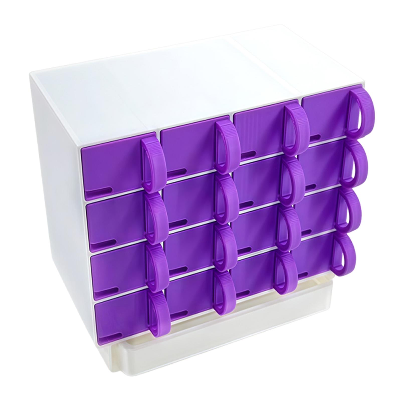 

16 Grid Diamond Painting Art Bead Box With Snap-On Lid, Portable Bead Organizer Container Plastic Storage Box, Diamond Art Tool