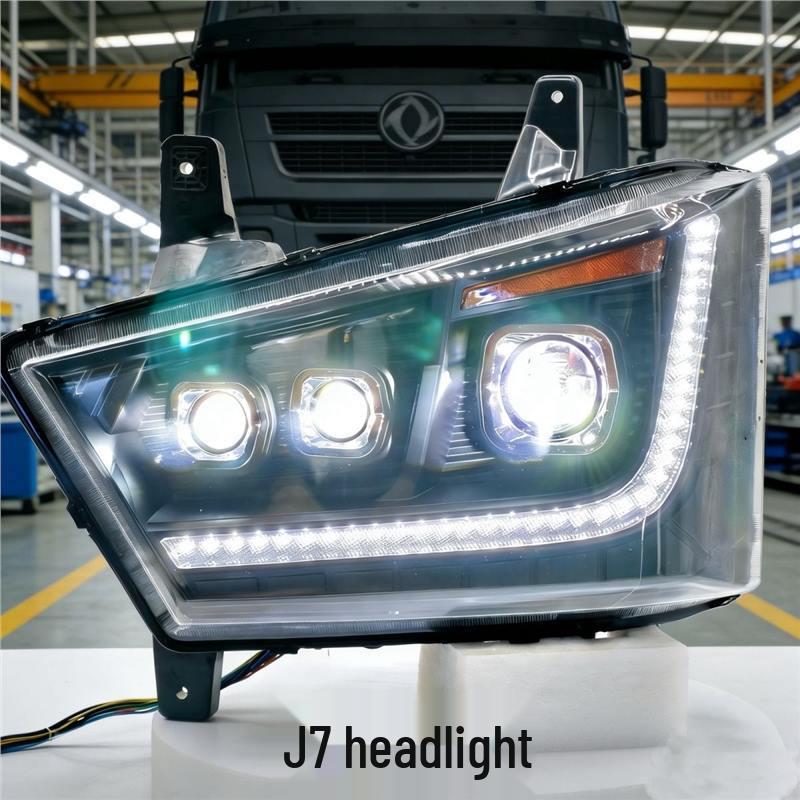 Jiefang J7 Super Bright Laser Triple-Lens Headlight Assembly for Modified Front Bumper. Left