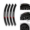 4x Car Wheel Eyebrow Anti-collision Sticker Decorative Decal Car Anti-scratch Protector Strips Auto Eyebrow Strips Stickers