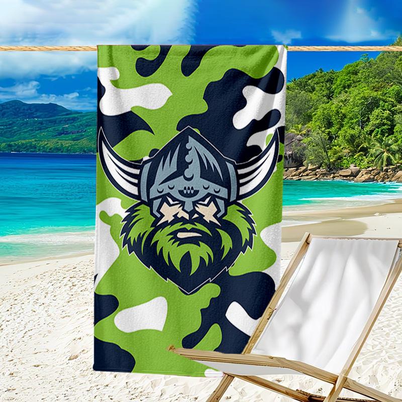 Canberra Logo Quick-Dry Microfiber Beach Towel Super Soft & Absorbent for Bath, Beach, Travel Bath Time Accessory, Fan gifts
