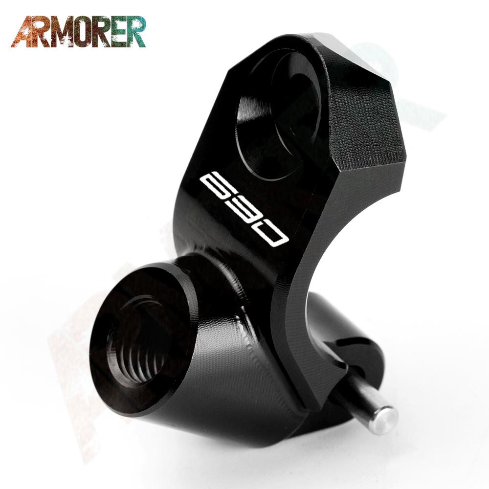 690 DUKE Clutch Master Cylinder Clamp With Mirror Adapter Motorcycle Accessories For KTM 690 SMC R SMCR 690 ENSURO R 2014 -