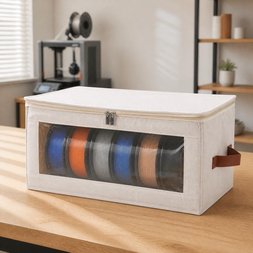Foldable Filament Storage Box Water Proof Oxford Fabric Filament Spool Container Indoor Storage
