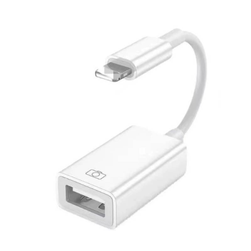 

Кабель-адаптер USB на Lightning для камеры OTG для Apple и iPhone iPad