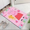 Peppa Pig Printed Carpet, for Office Chair Living Room Bedroom Kitchen Room Decor Gifts.