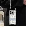 Lucky pattern is suitable for Apple 17 mobile phone case 16pro Apple 15 ProMax couple 14 with lanyard 13.