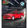 Burago 1:24 BMW M3 1988 Child's Vehicle 21100W White