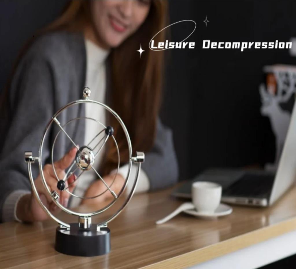 Celestial Eternal Motion Pendulum Home Office Desk Decoration Gift Newton Pendulum Leisure Stress Relieving Toy Adult Gift