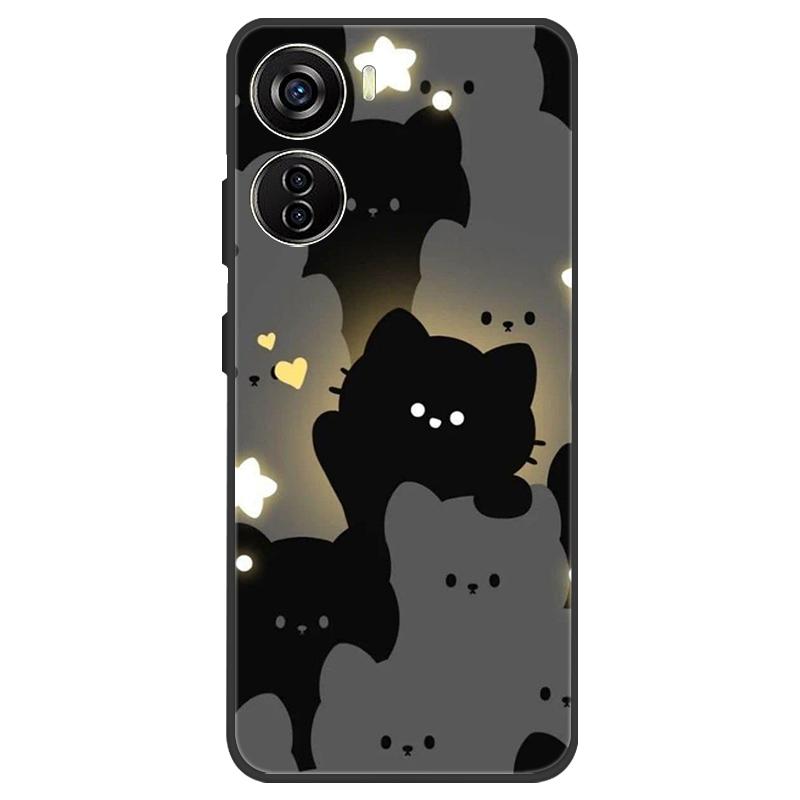 For ZTE Nubia Neo 5G Case Silicone Luxury Space Soft Bumper for ZTE Nubia Neo 5G Phone Cover TPU Funda Nubia Neo Fashion Bag