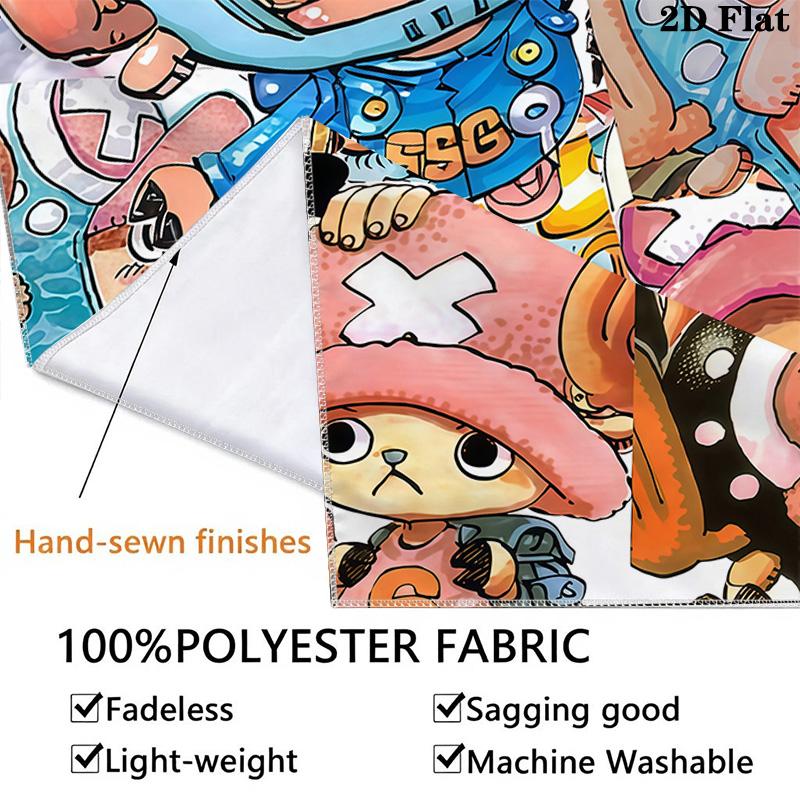 One Piece Tony Tony Chopper Arazzo da Parete Estetico Appeso a Parete Coperta in Tessuto Stampato Arazzi Decorativi per Camera da Letto Soggiorno Decorazioni per la Casa