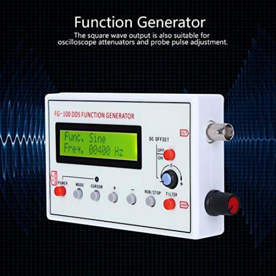 Fafeicy Function DDS Signal Digital Signal DDS Signal Signal Source FG-100 Generator, High-Precision Counter, Generator, Generator, Module, 1Hz-500KHz