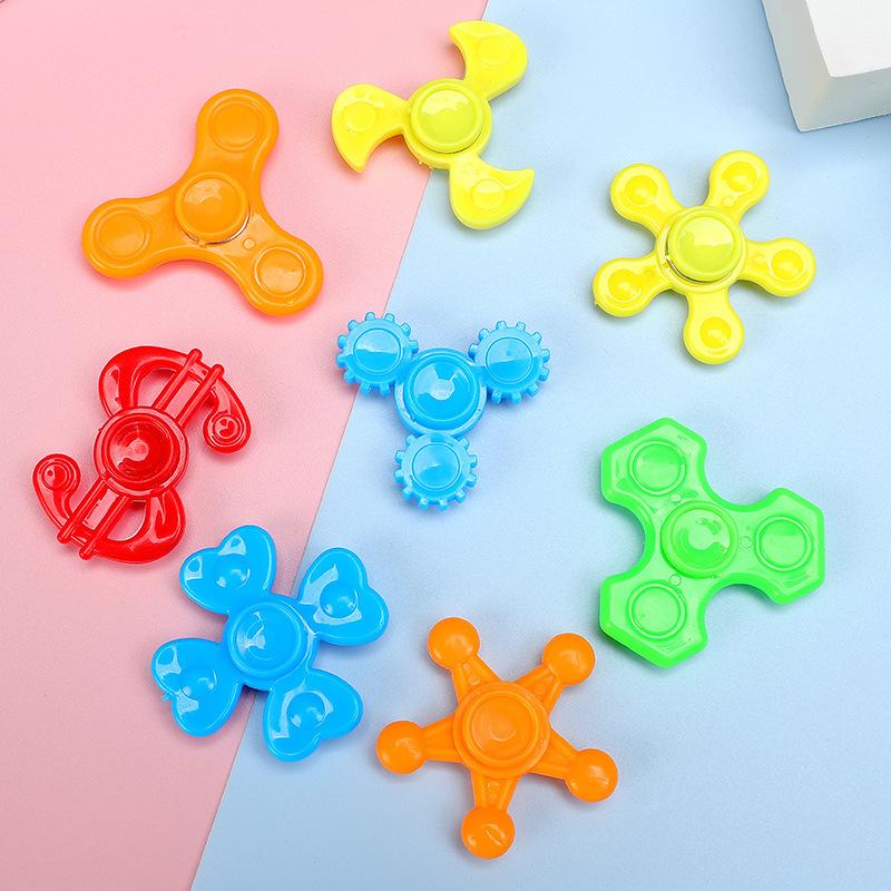 Acrylic Transparent Animal Spinning Fidget Spinner Cute Cartoon Design for Kids Adults Stress Relief Desk Toy Gift