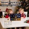 Nativity Advent Calendar, 25PCS Story Nativity Scene Playset, Religious Advent Calendar