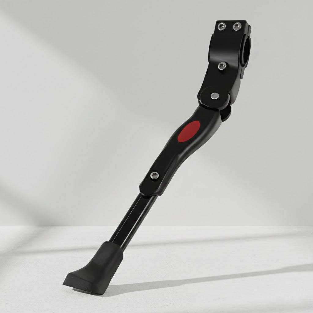 

Adjustable Aluminum Alloy Bike Kickstand for 24 to 27 Inch Bicycles Strong Durable Support чорний
