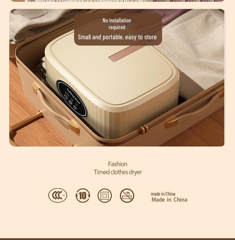 Compact Foldable Baby Clothes Dryer