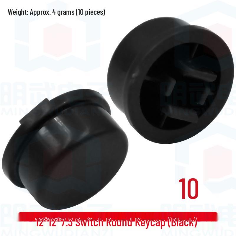 Mingwu Electronics Colorful Round Keycap Switch Caps - B3F Plastic Accessories