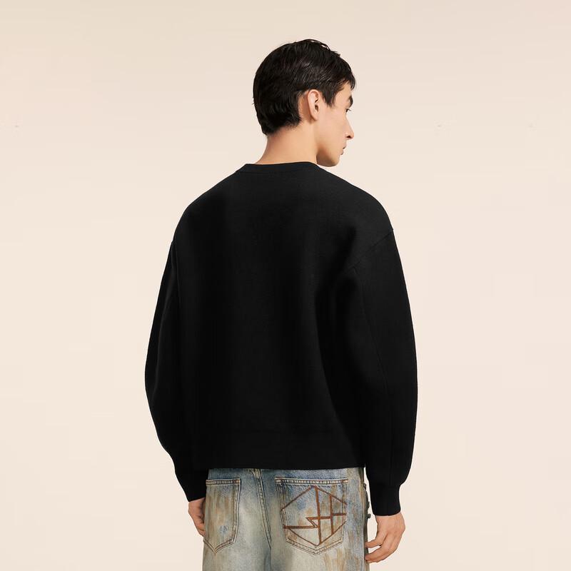 CROQUIS Men's Casual H-Fit Crew Neck Long Sleeve Sweater