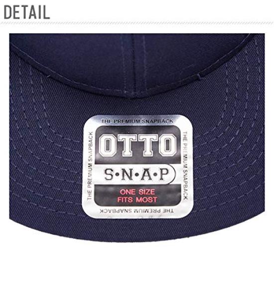 Otto Cotton Twill Flat Visor Baseball Snapback Cap, 125-1038 (Royal Blue) [Used]