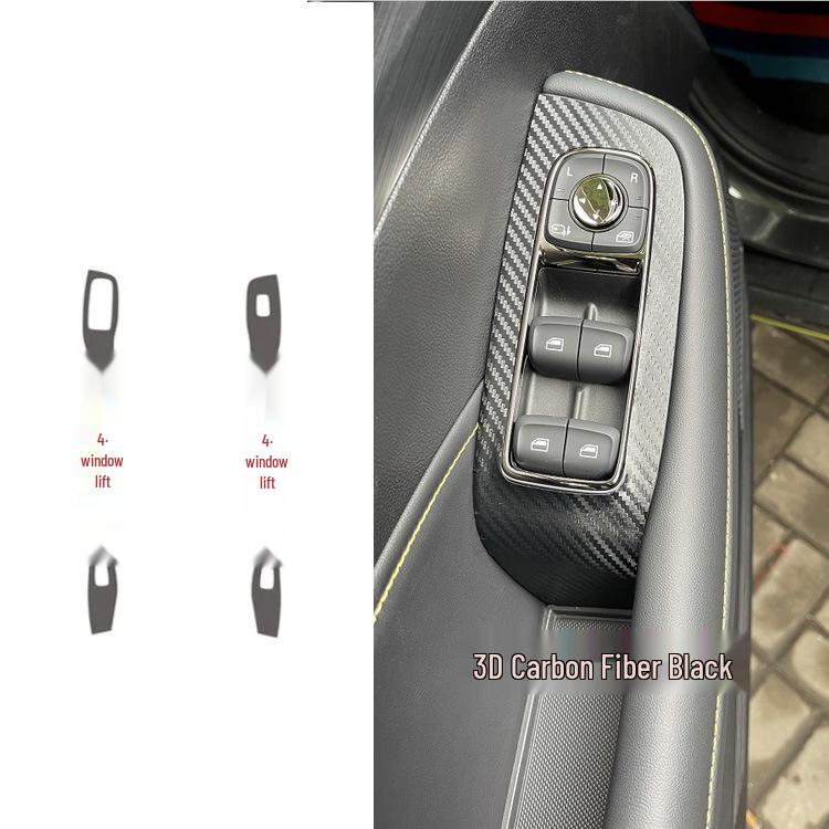 

Roewe RX5 PLUS (2020-21) Interior Carbon Fiber Gear Shift Decal 2020 Model