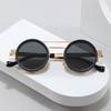 NA file adjustable polarized sunglasses European and American style personalized punk glasses men's and women's driving dimming sunglasses