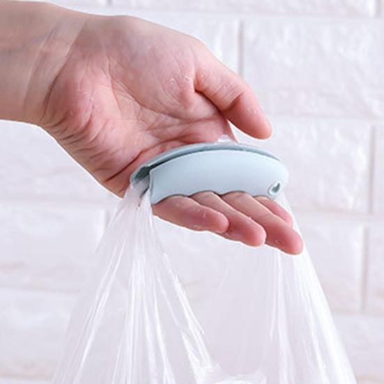 3 st Livsmedelspåse Bärhandtag Ergonomiskt Lättviktigt Mångsidigt Universellt Shopping Sopsäckshållare Silikon