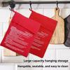 Red Reusable Microwave Potato Bag Express 4-Minute Baking Bag for Delicious Perfect Baked Potatoes Kitchen Cooking Accessory