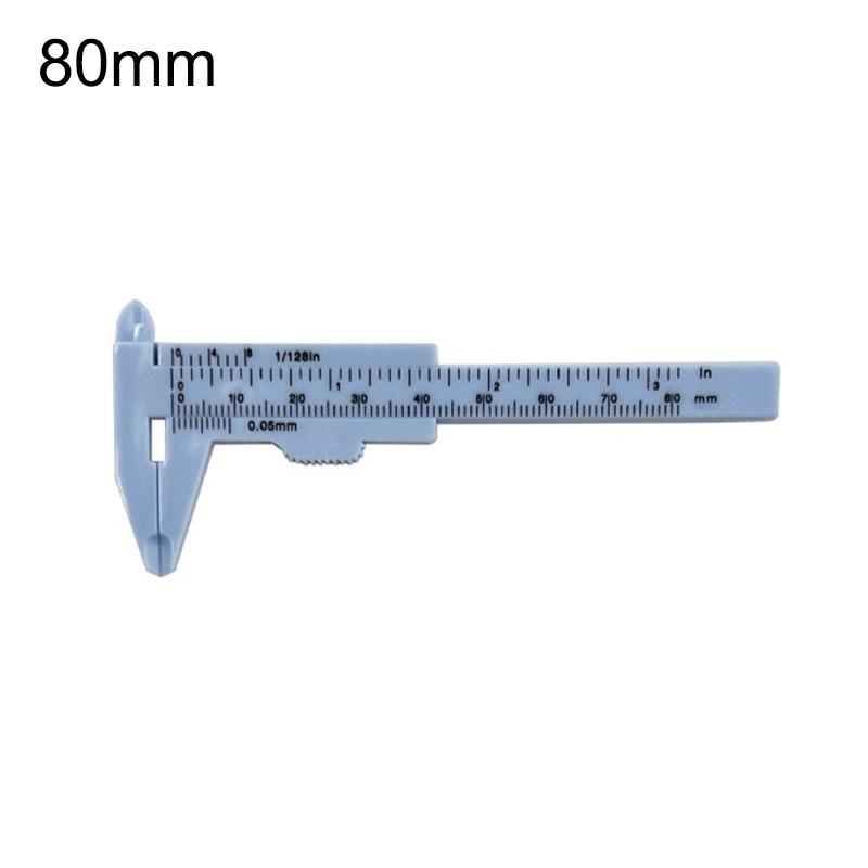 Portable 80mm Plastic Eyebrow Measuring TattooPermanent Makeup Measurement Microblading Caliper Ruler Tools WSPJ01