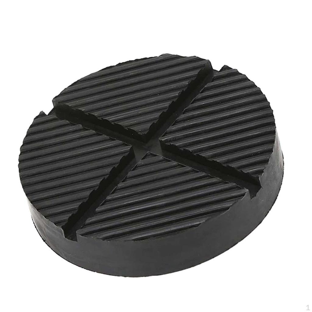 Car Lift Jack Stand Rubber Pad Floor Adapter, Round Rail Pinch Weld Protector,