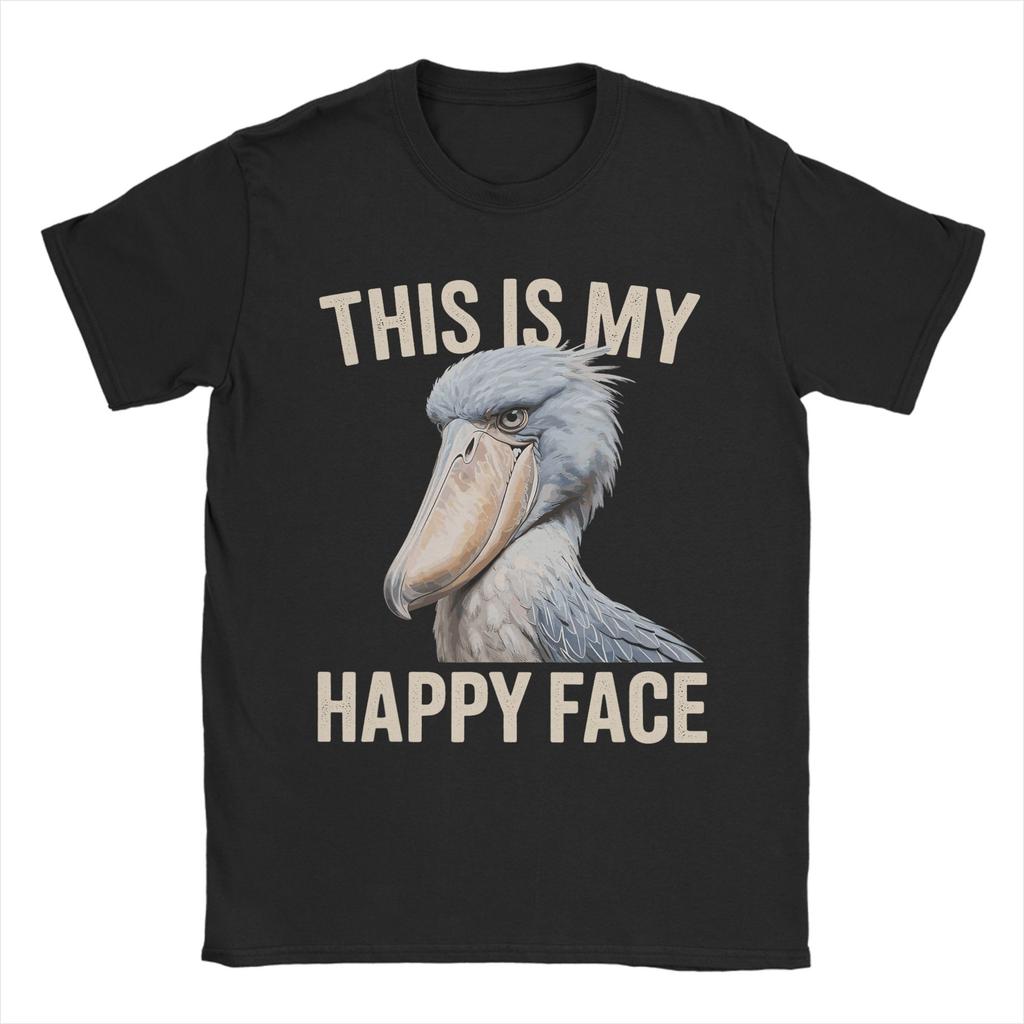 Oversized Tshirt Summer Majestic Shoebill Storks Portrait Leisure T Shirts Pure Cotton Tshirt For Unisexs Y2k Basic Loose Tees