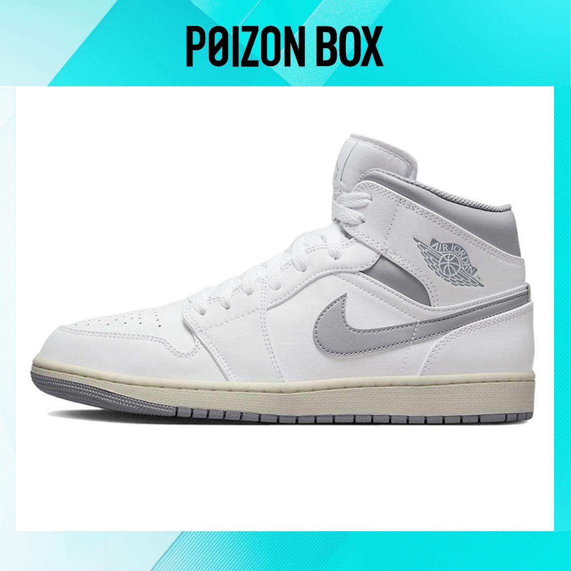 

кроссовки Air Jordan 1 Mid Neutral Grey 554724-135