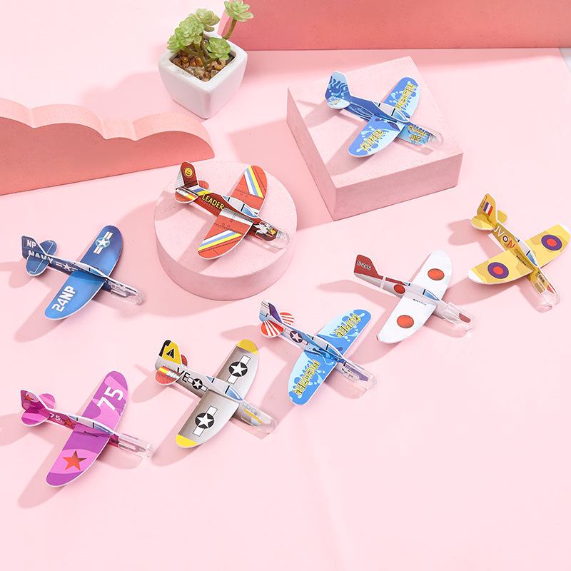 

Mini Cartoon Foam Airplane Toy for Kids - DIY Colorful Model