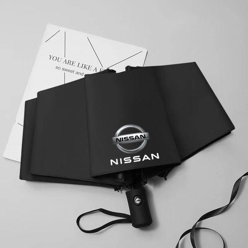 Fully Automatic Umbrella For Nissan J10 X-Trail Qashqai Juke Leaf Micra NOTE Patrol Pulsar Folding Rain Umbrella Car Sticker