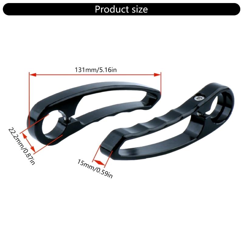 2lots Regulable Bike Handlebars Extenders Durability Bicycles Handlebars Extenders for Long Distances Cycling